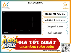 Bếp từ 2 vùng nấu Malloca MI 732 SL - Made in Spain 